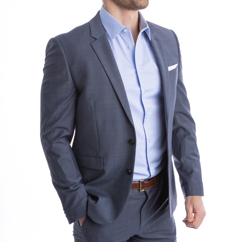 goTIELESS Ultimate Dress Shirt (Blue Diamond)